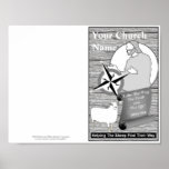 Plantilla del boletín de la iglesia de Reprintable Posters