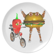plantilla del fudebot platos para fiestas