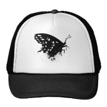 Plantilla del personalizar de las mariposas del ~  gorra