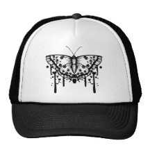 Plantilla del personalizar de las mariposas del ~  gorros bordados