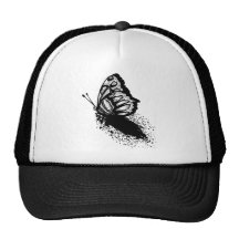 Plantilla del personalizar de las mariposas del ~  gorras