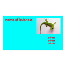 plantilla del reptil plantilla de tarjeta personal
