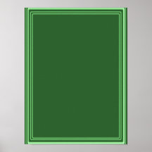 Plantilla elegante con la ESMERALDA del VERDE de l Poster