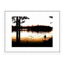 Plantilla horizontal de la postal