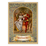 Plantilla medieval del navidad felicitacion 