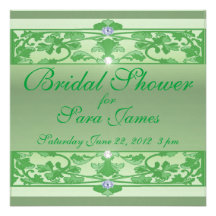 Plantilla nupcial floral de la invitación de la du