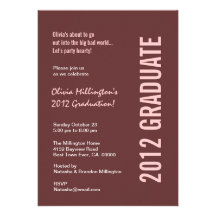 Plantilla rosada 2012 de Chocolat de la fiesta de  Invitaciones Personalizada