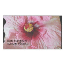 Plantilla tropical de las tarjetas de visita del h