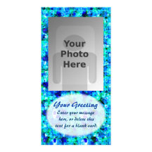 Plantilla vertical de PhotoCard del estampado de f Tarjetas Fotograficas Personalizadas