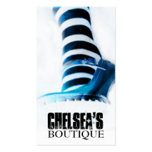 Plantillas de la tarjeta de visita del boutique de