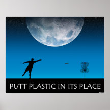 Plástico del putt en su lugar impresiones