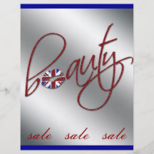 Plata del rojo de la bandera de Union Jack del avi Tarjetas Informativas