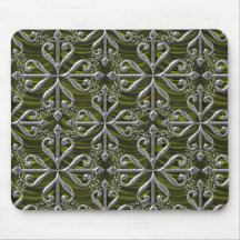 Plata en Mousepad elegante chartreuse