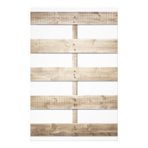 Plataforma de madera papelería personalizada