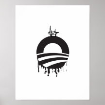 Plataforma petrolera de Obama Posters