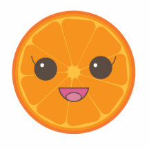 Plátano del naranja no escultura fotografica