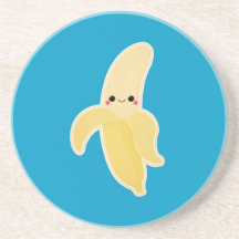 Plátano lindo de Kawaii Posavaso Para Bebida
