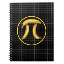 Plátano pi, empanada libros de apuntes