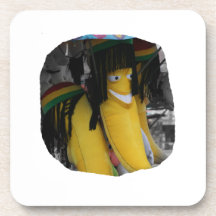 Plátano relleno del rasta en los parques de atracc posavaso
