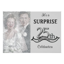 Platee (las 25tas) invitaciones de la fiesta de an comunicados personales 