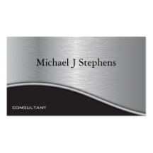 Platino texturizado negro profesional moderno tarjetas de visita