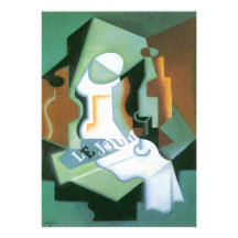 Plato de Juan Gris, cubismo de la botella y de fru Comunicado Personalizado