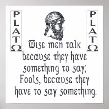 Platón Poster