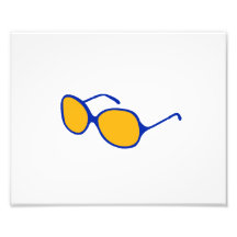 playa anaranjada glasses.png de la lente del marco impresion fotografica