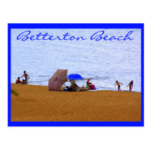 Playa de Betterton Tarjeta Postal
