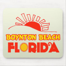 Playa de Boynton, la Florida Tapetes De Ratones