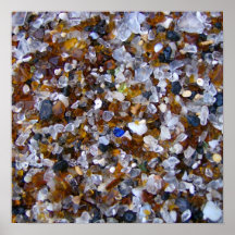 Playa de cristal - vidrio impresiones