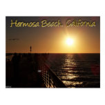 Playa de Hermosa, CA Tarjeta Postal