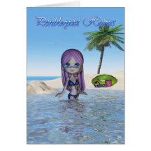 Playa de la colección de la empanada de Cutie del  Felicitaciones