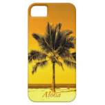 Playa de la palmera de la isla iPhone 5 fundas
