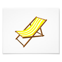 playa de madera rayada amarilla y blanca chair.png fotografia