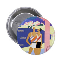 Playa de Monte Carlo del vintage Pins