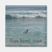 Playa de Poipu, Kauai Imán Para Frigorífico