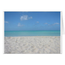Playa de Sandy hermosa Tarjeta