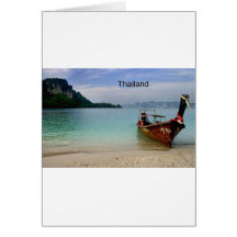 Playa de Tailandia en Krabi (St.K) Tarjetas