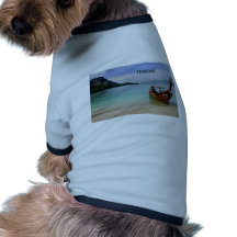Playa de Tailandia Krabi (nueva) (St.K) Camiseta De Perrito