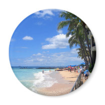 Playa de Waikiki, Oahu, Hawaii imanes