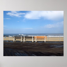 Playa/paseo marítimo del parque de Asbury Posters