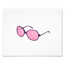 playa púrpura sunglasses.png de las lentes del ros impresion fotografica