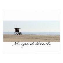 Playa romántica de Newport Postales
