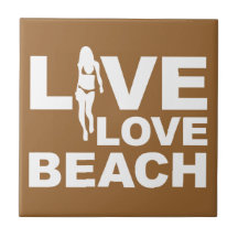 Playa viva del amor azulejo