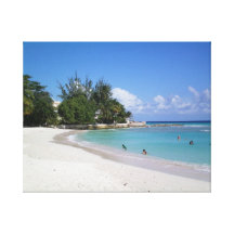 Playas de Barbados Lona Estirada Galerías