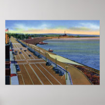 Plaza del vestido de Evansville Indiana Poster