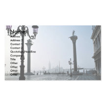 Plaza San Marco, Venecia, Italia Tarjeta De Visita