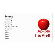 Ple del ・ del Ap Tarjeta Personal