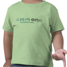 PLoS UNA camiseta básica del niño del logotipo